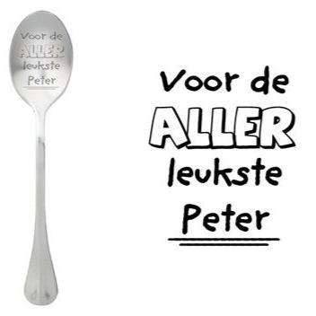 ONE MESSAGE SPOON - Voor de Aller Leukste Peter