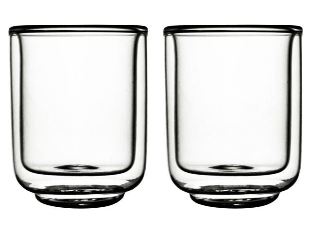 GUSTA Fika Dubbelwandig glas - 100ml - Set van 2