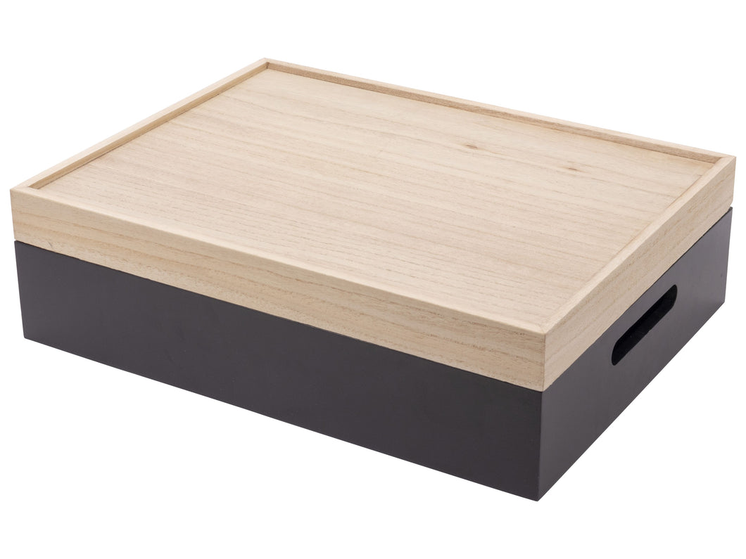 GUSTA  Opbergbox met Dienblad - 42 x 32 x 12cm