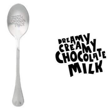 ONE MESSAGE SPOON - Dreamy Creamy Chocolate Milk