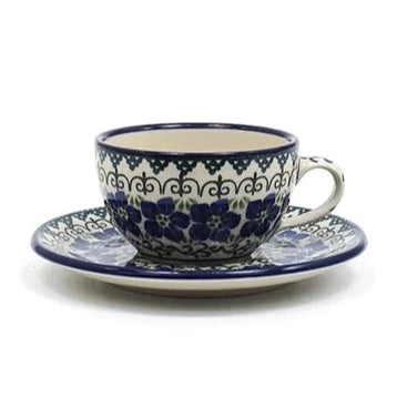 BUNZLAU CASTLE - Cup and Saucer 170 ml - Wood Violets