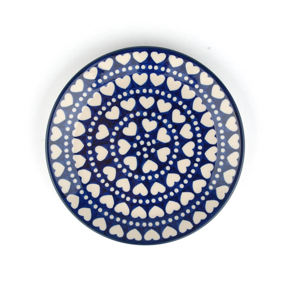 BUNZLAU CASTLE - Plate Flat Ø 20 cm - Blue Valentine
