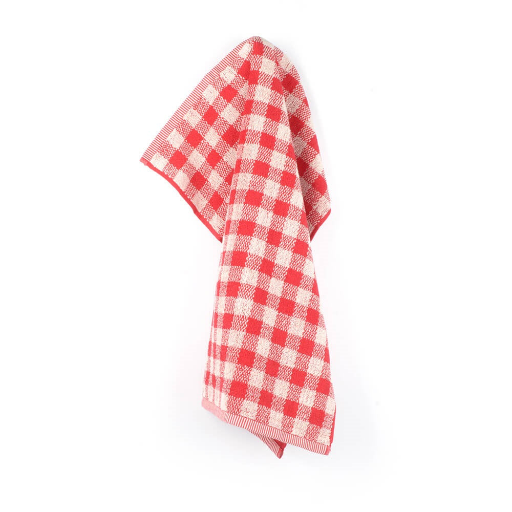 BUNZLAU CASTLE - Kitchen Towel - Check Red