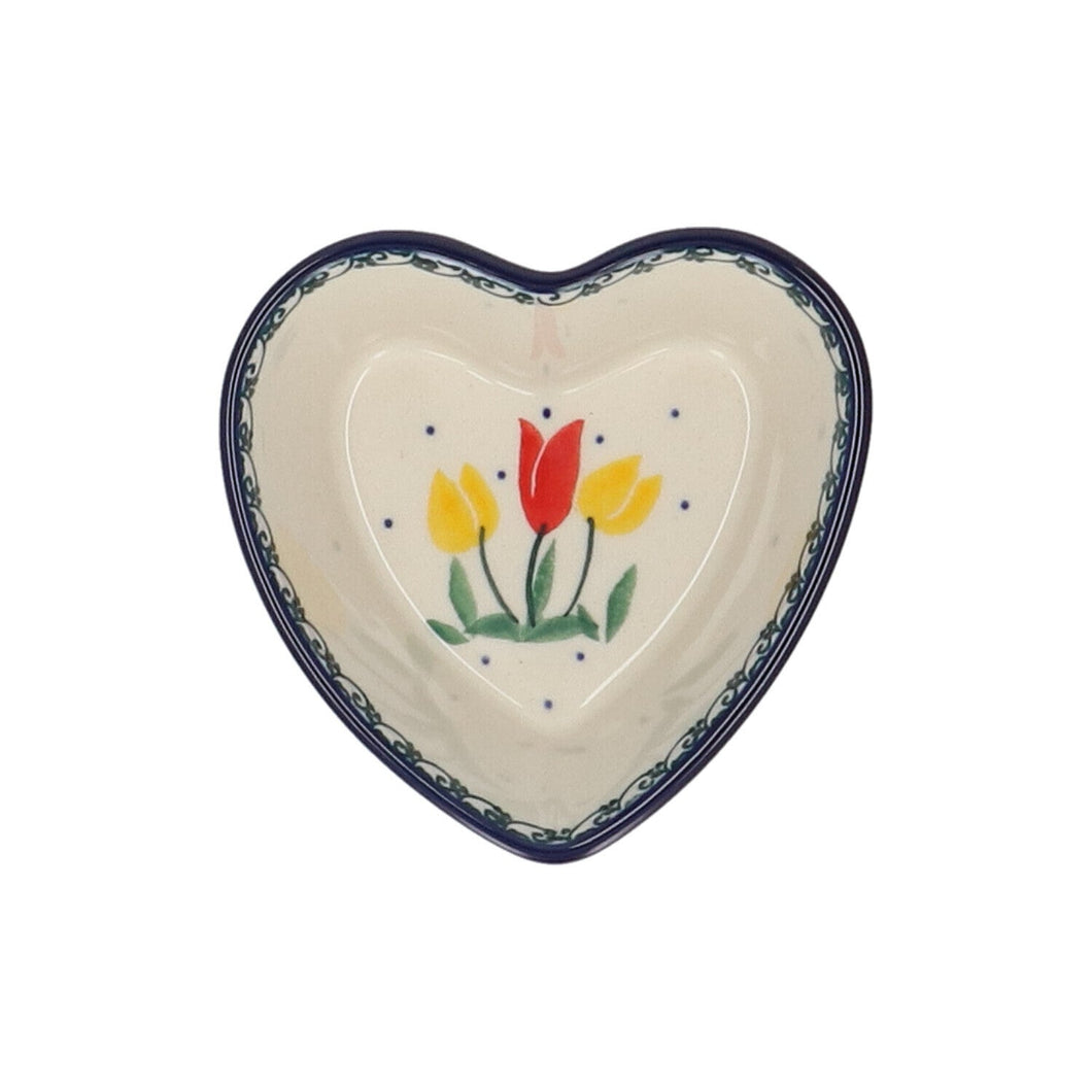 BUNZLAU CASTLE - Baking Dish Heart 160 ml - Sunny Tulip