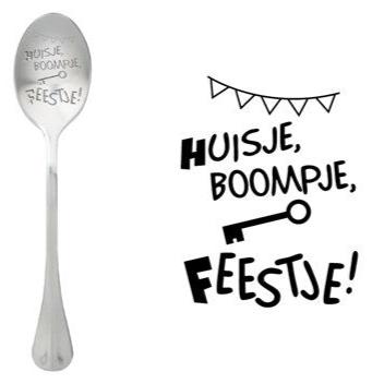 ONE MESSAGE SPOON - Huisje Boompje Feestje