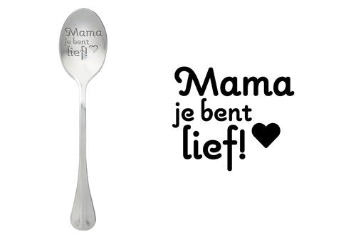 ONE MESSAGE SPOON - Mama je bent lief!