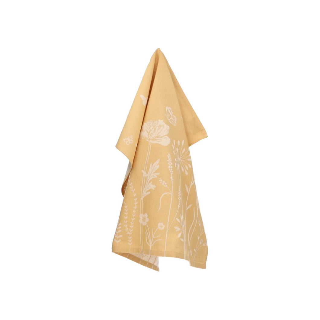 BUNZLAU CASTLE - Tea Towel - Wild Flowers - Yellow