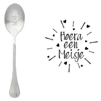 ONE MESSAGE SPOON - Hoera een Meisje