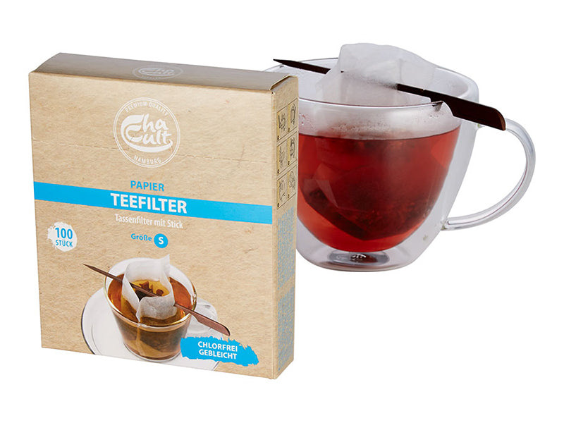 CHA-CULT - Papieren Theefilters met Stick