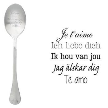 ONE MESSAGE SPOON - Je'taime Ich Liebe Dich