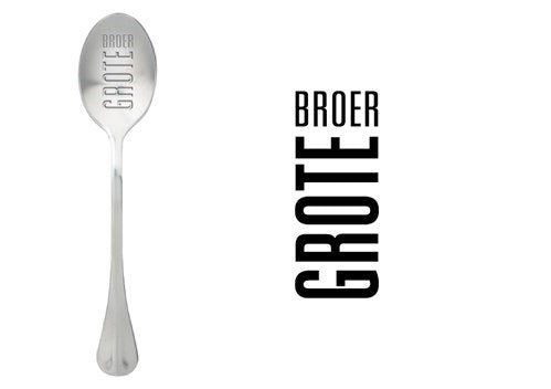 ONE MESSAGE SPOON - Grote Broer