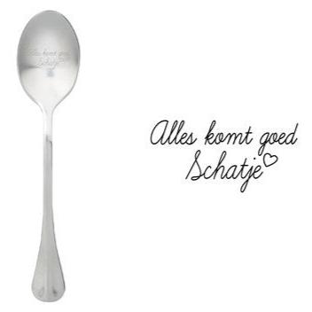 ONE MESSAGE SPOON - Alles komt goed schatje