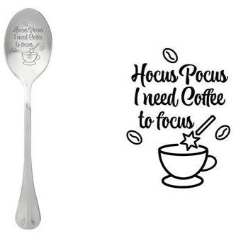 ONE MESSAGE SPOON - Hocus pocus, I need Coffee to focus
