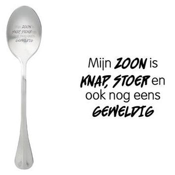 ONE MESSAGE SPOON - Mijn Zoon is Knap, Stoer en Geweldig