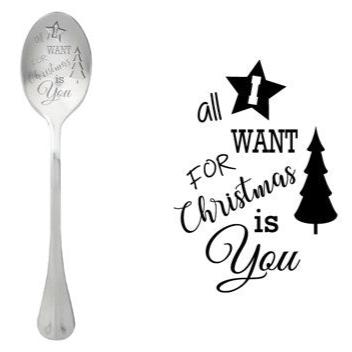 ONE MESSAGE SPOON - All I want for Christmas is You