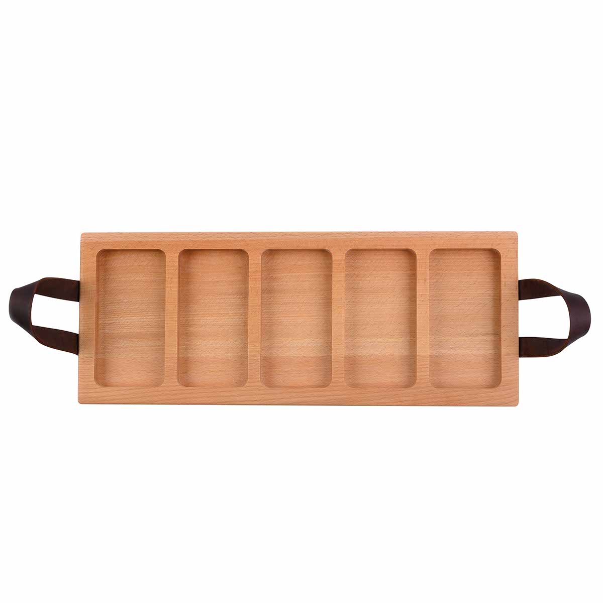 PUUR HOUT - Streetfoodtray - 5-vaks - 49 cm