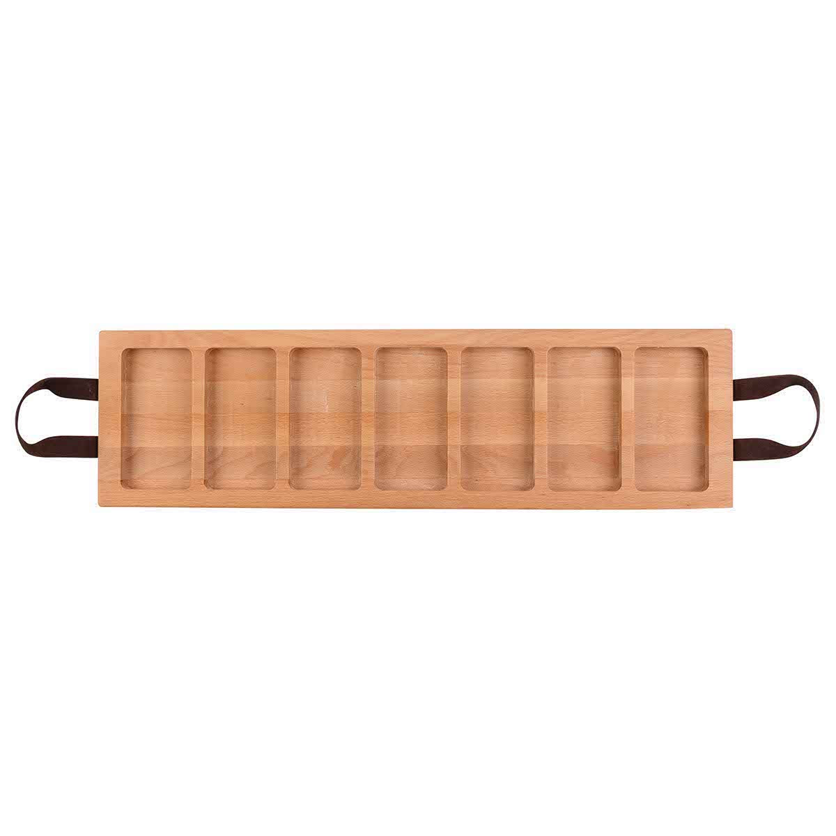 PUUR HOUT - Streetfoodtray - 7-vaks - 69 cm