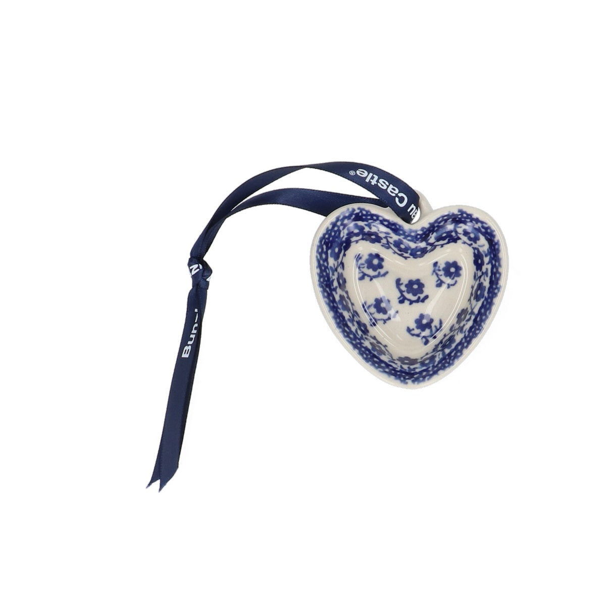 BUNZLAU CASTLE - Christmas Hanger Heart - Midnight Blue