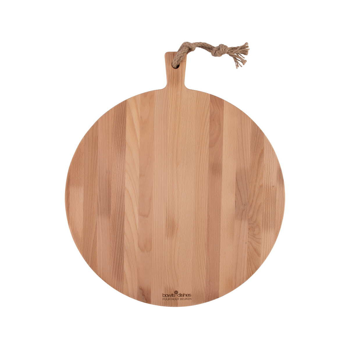 PUUR HOUT - Beuken Serveerplank - Rond 45 cm