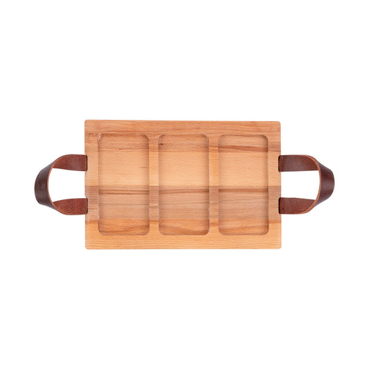 PUUR HOUT - Streetfoodtray - 3-vaks - 30 cm