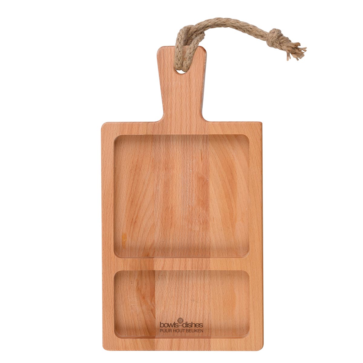 PUUR HOUT - Foodplank - 2-vaks - 35 cm